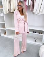 Must Täispikad Siidjas Püksid