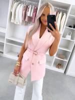 Roosa Vööga Vestjakk