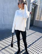 Pilka Soft Sweater With Slit