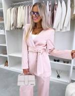 Punane Keskelt Seotav Pintsakjakk