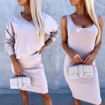 Light Blue Two-piece Casual Set