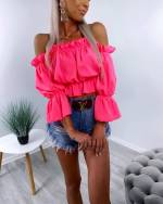 Valge Sifoonist Crop-top