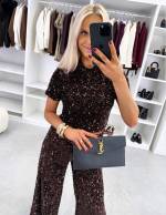 Must Pehme Litritega Crop-pluus