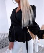 Beež Lillelise Mustriga Hõlmikpluus