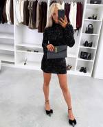 Bēša Kleita Ar Maigi Mirdzošām Fliterēm