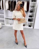 Taupe Litritega Langev Kleit