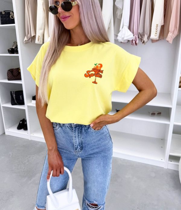 Yellow T-shirt "Aperol Spritz"